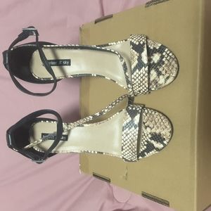 Parker & Sky snake print shoes